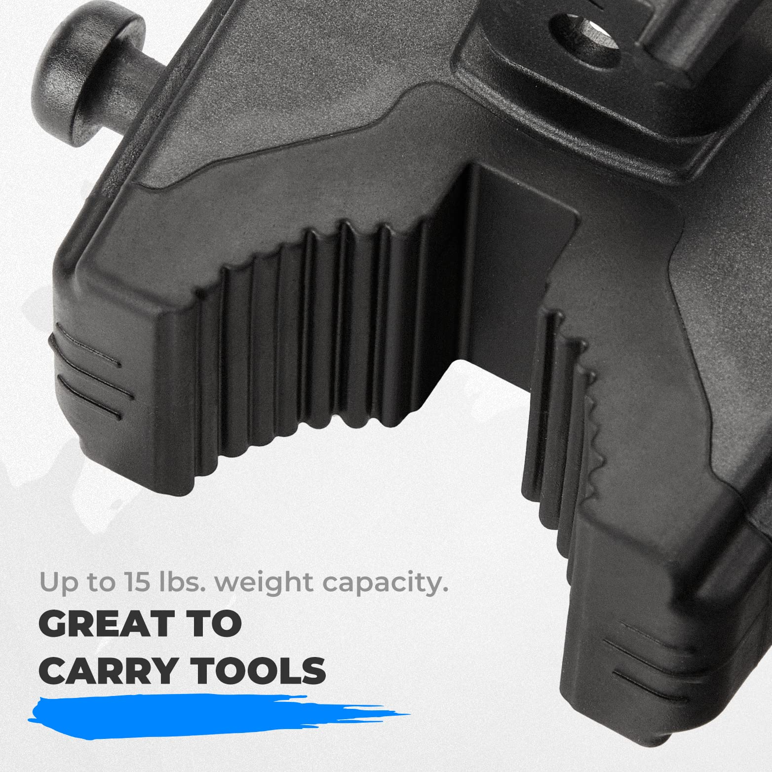 Photo of Type B Rubber Tool Clamp Fits 0.75-2.25 Inches Roll Bars by Kemimoto - Premium for UTVs / Side by Sides
