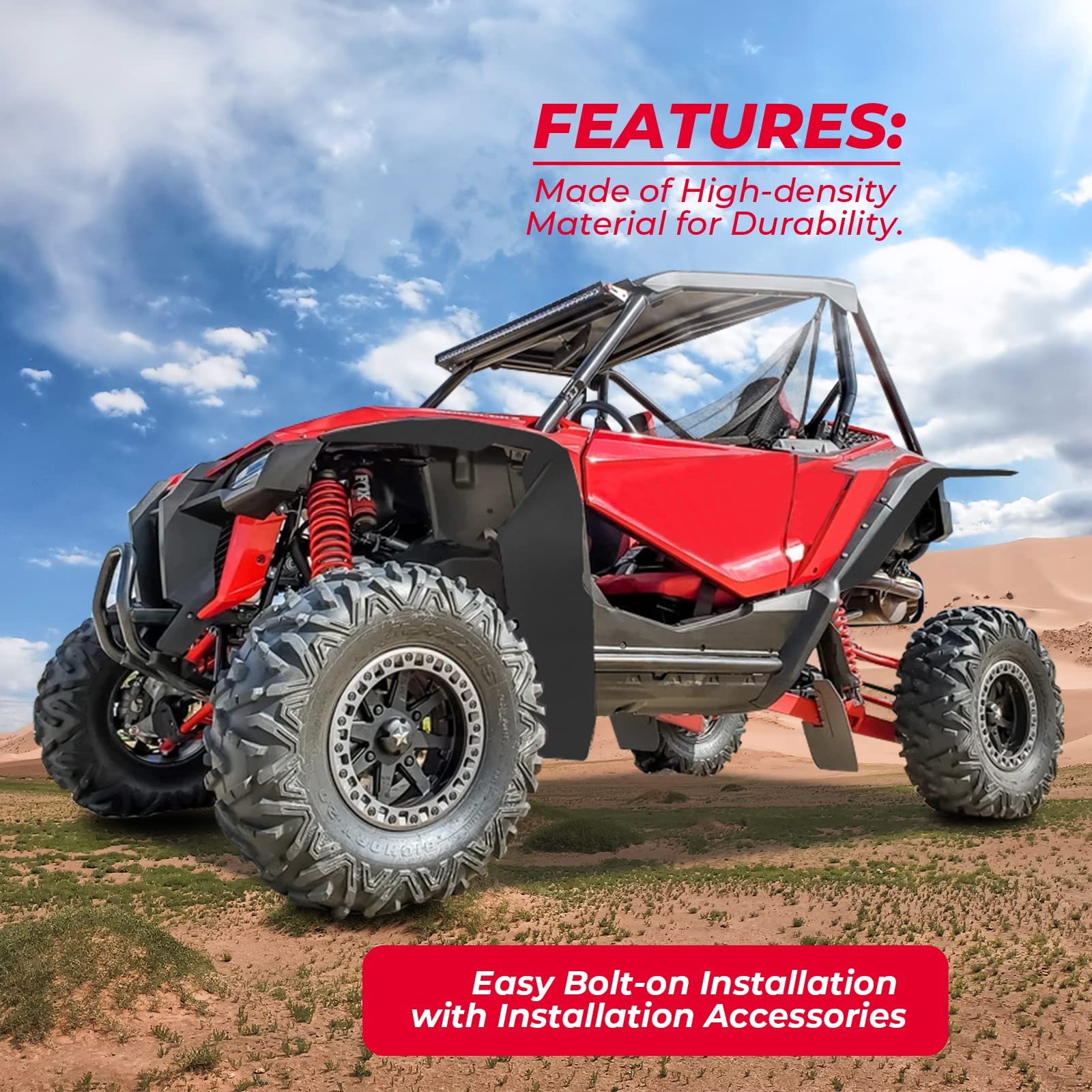 Photo of Fender Flares For Talon 1000x 1000r 1000x4 by Kemimoto - Premium for UTVs / Side by Sides