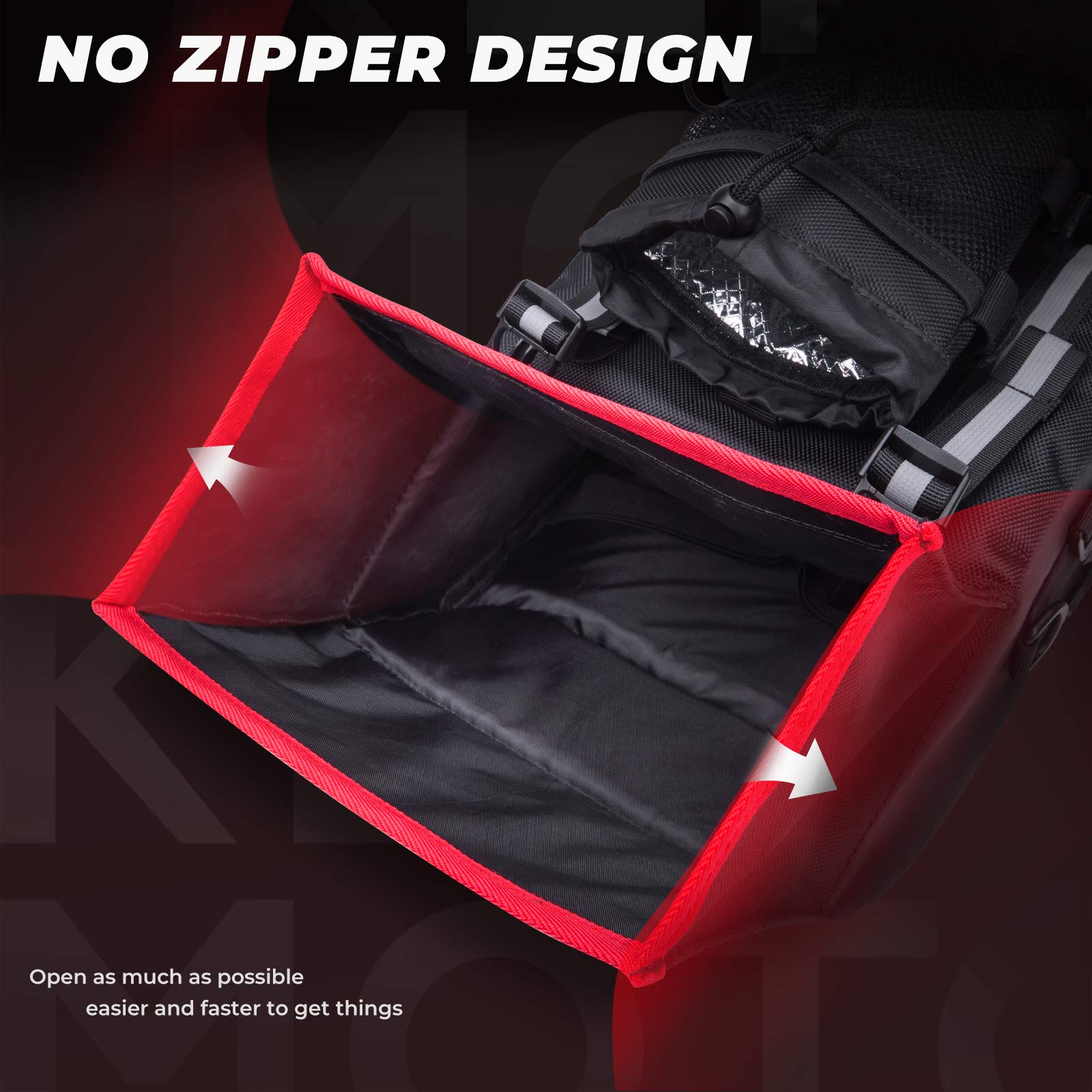 Photo of ATV Fabric Fender Bag for Yamaha Grizzly by Kemimoto - Premium for UTVs / Side by Sides