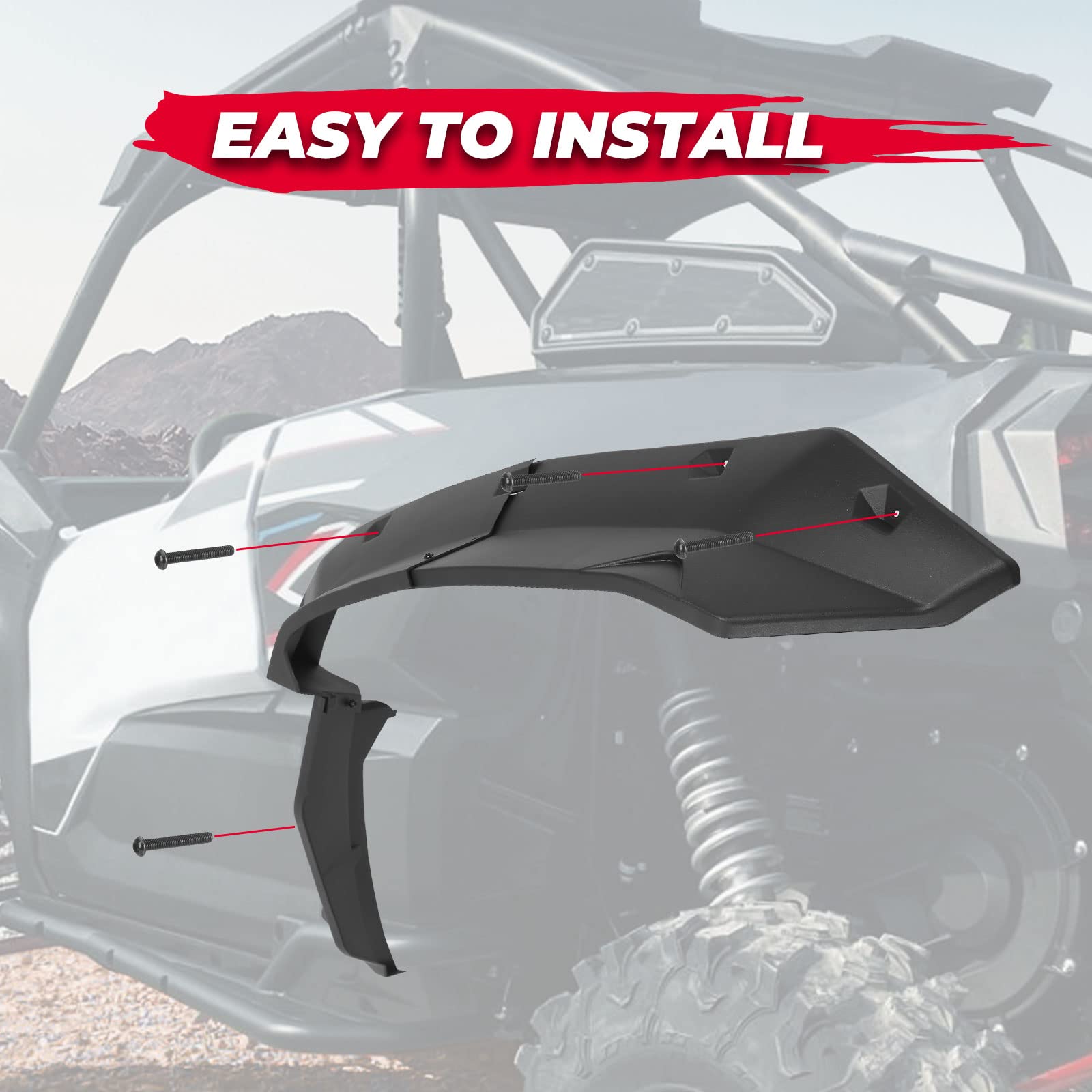 Photo of Soft Cab Enclosures & Fender Flares for Kawasaki Teryx KRX 1000 by Kemimoto - Premium for UTVs / Side by Sides