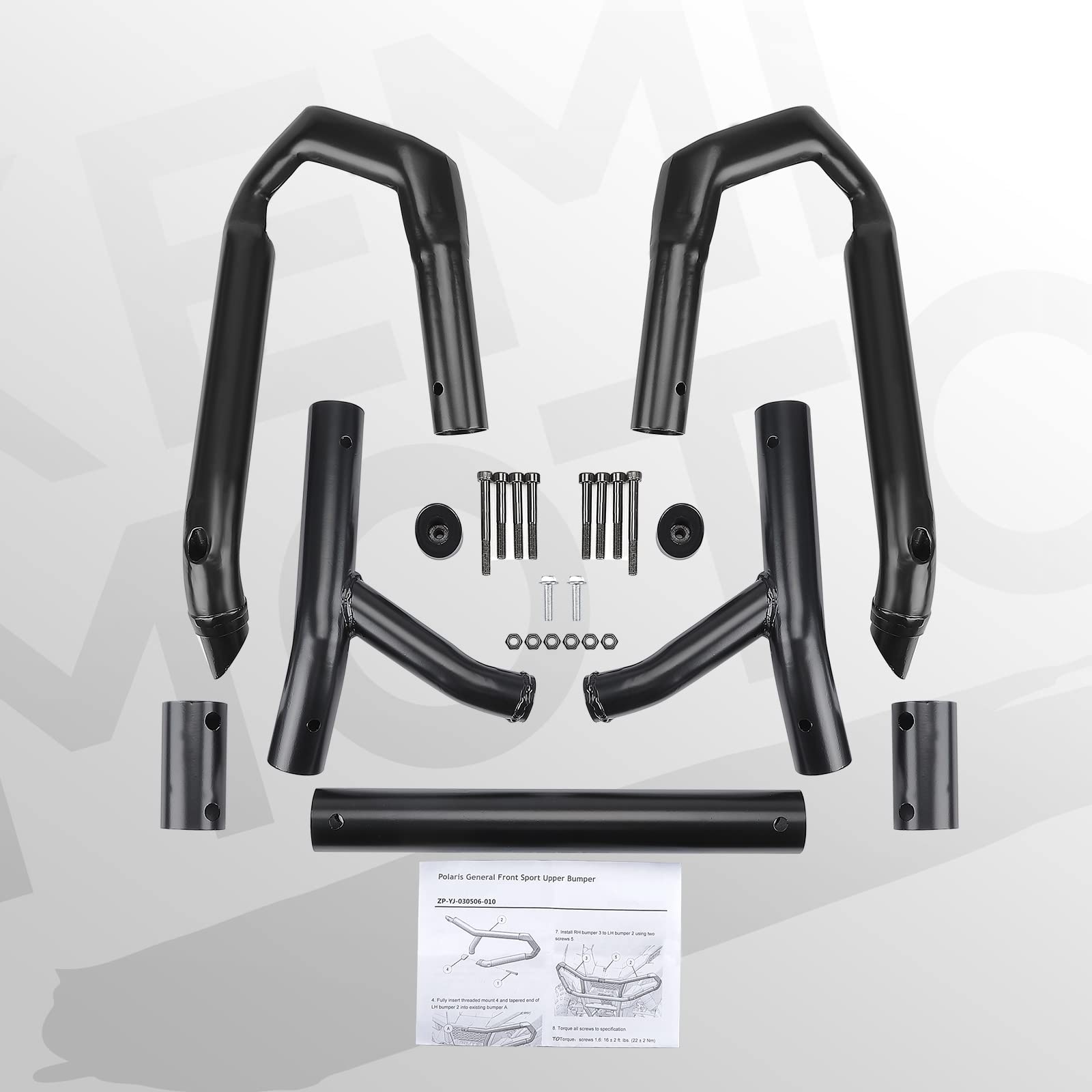 Photo of Kemimoto Front Upper Bumper for Polaris General 2016-2024 by Kemimoto - Premium for UTVs / Side by Sides