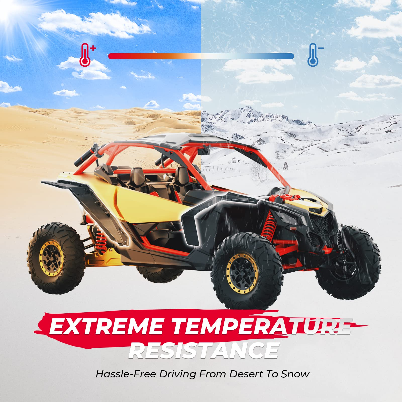Photo of Upgraded Extended Fender Flares for Can-Am Maverick X3 / X3 Max by Kemimoto - Premium for UTVs / Side by Sides