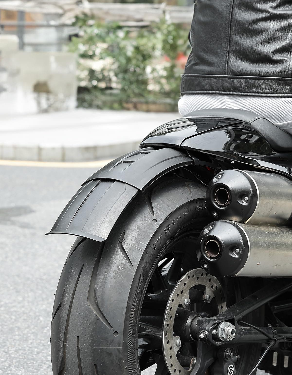 Photo of Rear Fender Scalable Concealed for Sportster S RH1250 2021-2025 by Kemimoto - Premium for UTVs / Side by Sides