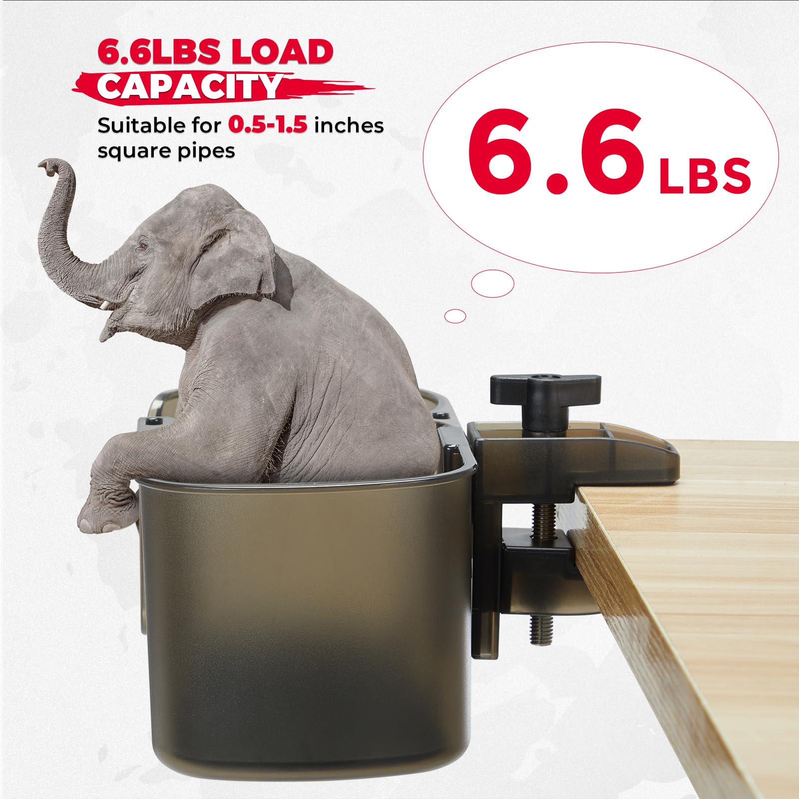 Photo of Kemimoto Desk Cup Holder for Office Table, Lawn Chair, Golf Cart by Kemimoto - Premium for UTVs / Side by Sides