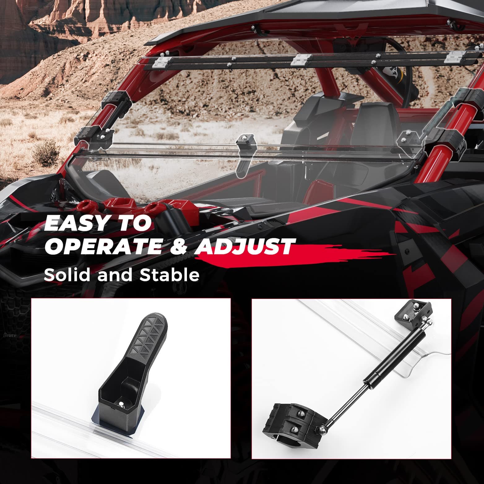 Photo of Kemimoto Flip Windshield and Soft Cab Enclosures for 2017+ Can Am Maverick X3 by Kemimoto - Premium for UTVs / Side by Sides