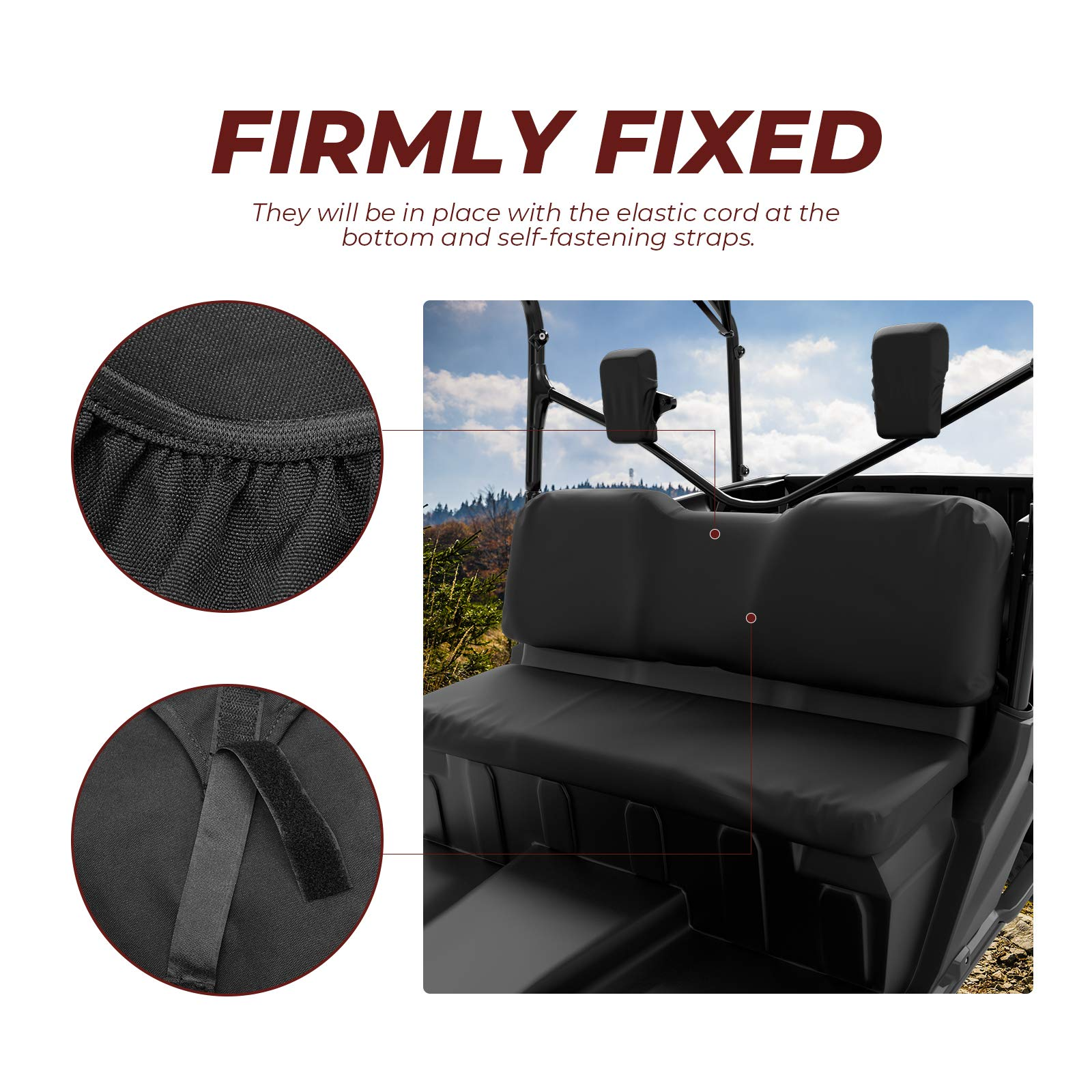 Photo of Kemimoto Front Seat Cover for Honda Pioneer 1000/1000-5 2016-2024 by Kemimoto - Premium for UTVs / Side by Sides
