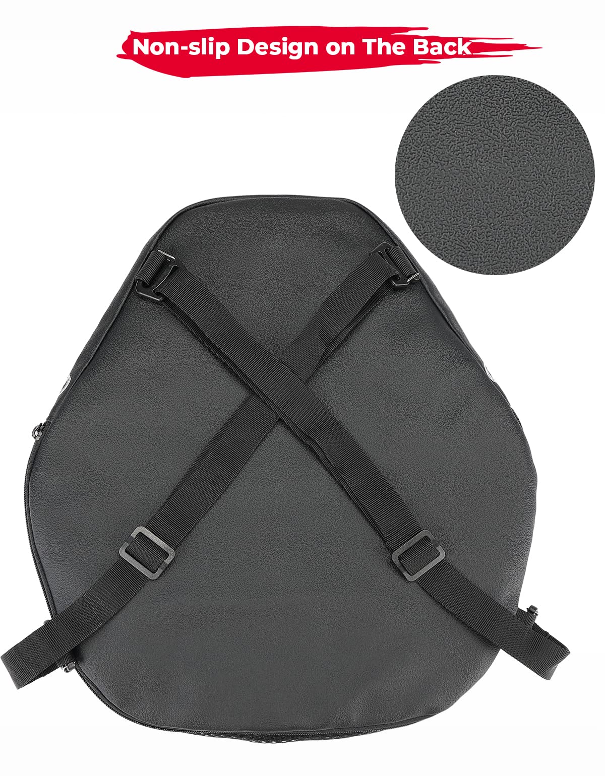 Photo of Motorcycle Foldable 3D Air Fillable Seat Cushion by Kemimoto - Premium for UTVs / Side by Sides
