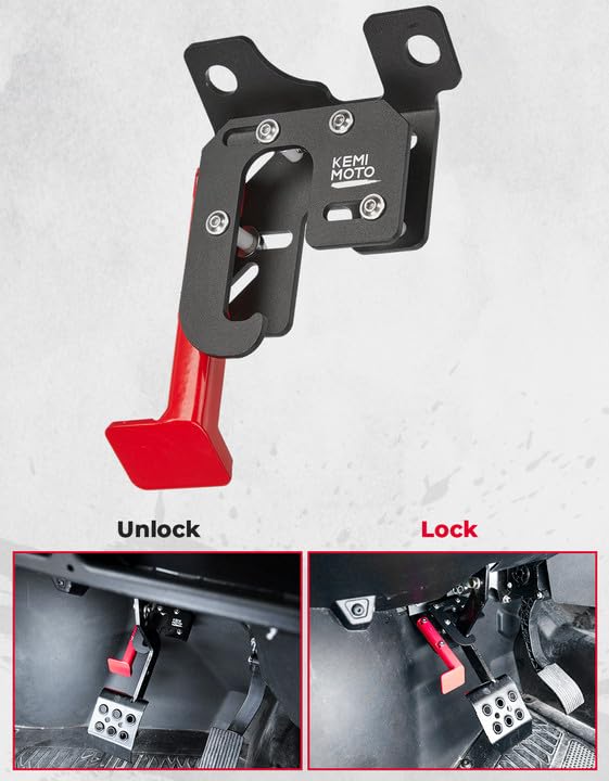 Photo of Upgraded Spring Parking Brake for Polaris RZR/Ranger by Kemimoto - Premium for UTVs / Side by Sides