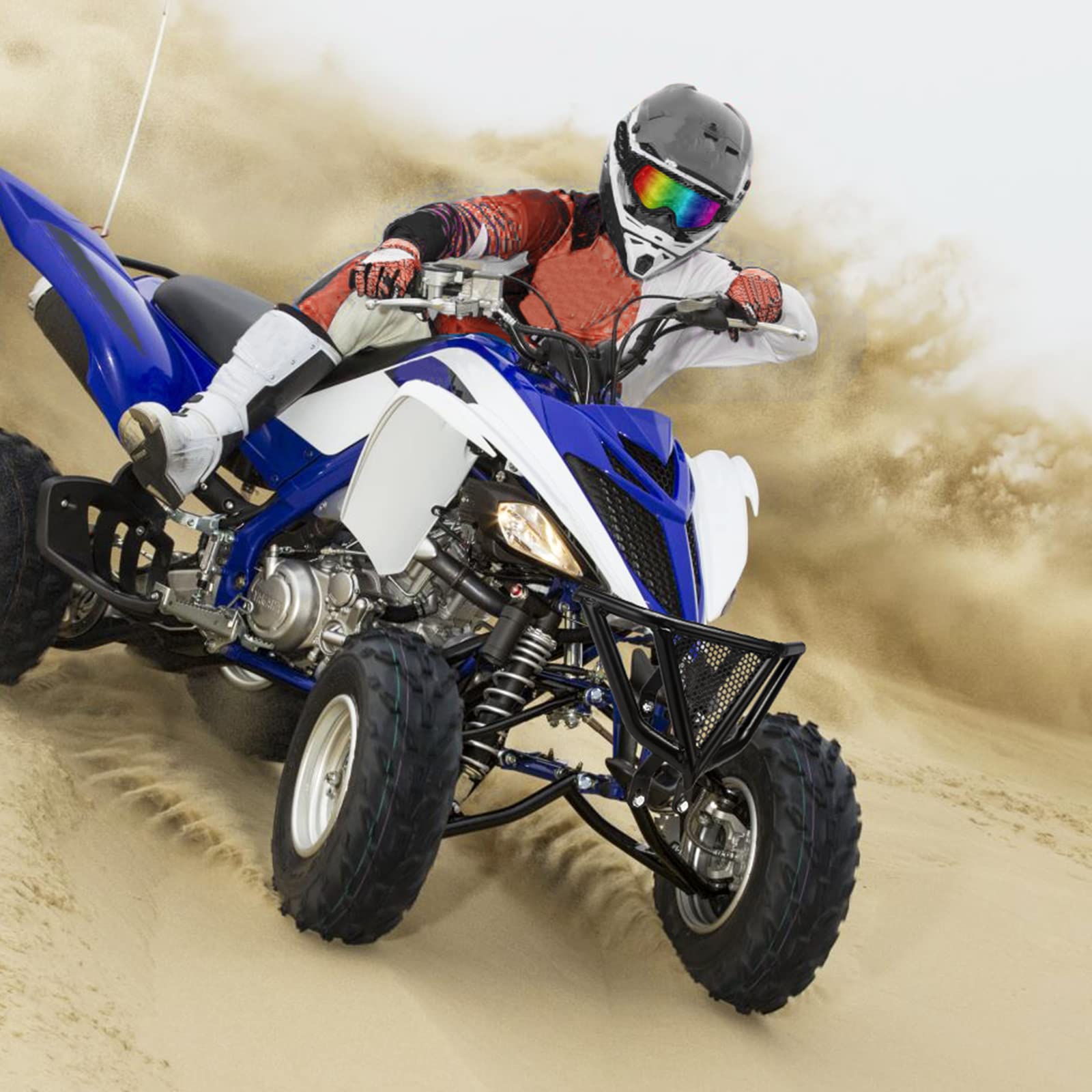 Photo of Kemimoto Front Bumper for Yamaha Raptor 700 700R 2006-2022 by Kemimoto - Premium for UTVs / Side by Sides