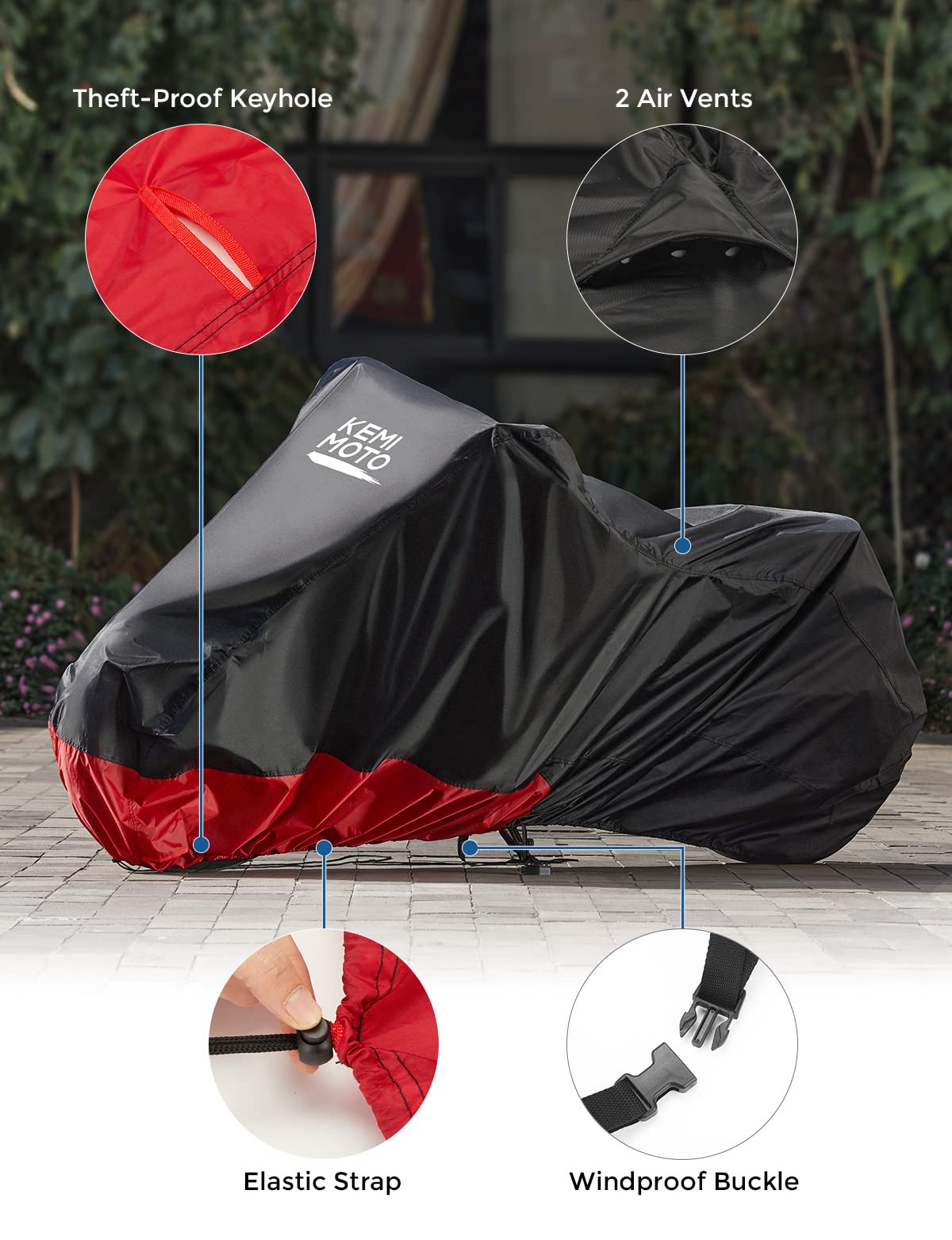 Photo of Motorcycle/ Dirt Bike Cover Fit Sportster S by Kemimoto - Premium for UTVs / Side by Sides