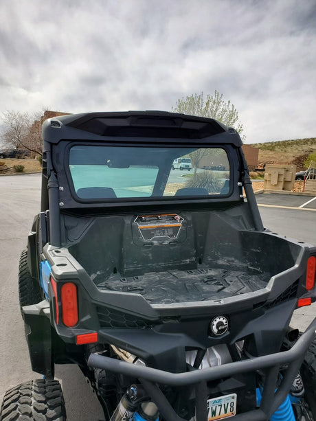 Photo of CANAM MAVERICK SPORT/TRAIL REAR WINDSHIELD 2018+ 2-SEAT by Dirt Warrior Accessories - Premium WINDSHIELD for UTVs / Side by Sides
