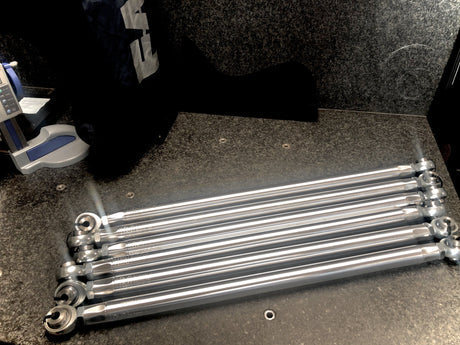 Photo of Can-Am Maverick X3 Radius Rod Kit 7075 (64in / 6pc) by LM-UTV - Premium Radius Rods for UTVs / Side by Sides