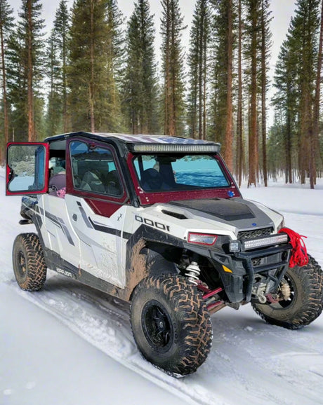 Photo of POLARIS GENERAL 4-SEAT Cab Enclosure "THE VAULT" 2016+ Upper Side Doors & Panels (Patent Pending) by Dirt Warrior Accessories - Premium VAULT for UTVs / Side by Sides