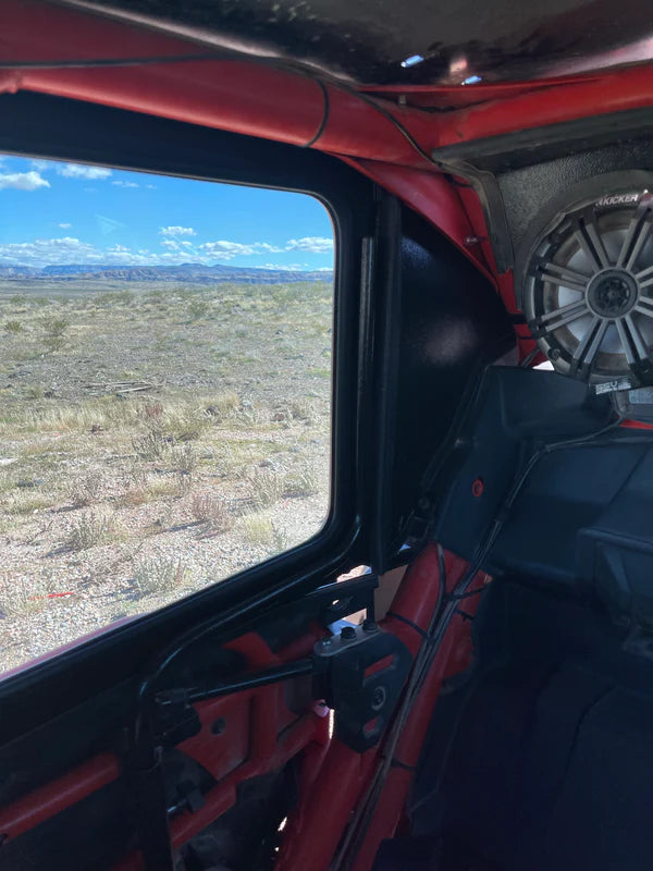 Photo of Can-Am X3 4-Seat Cab Enclosure "THE VAULT" Upper Side Doors & Panels (patent pending) (2017+) by Dirt Warrior Accessories - Premium Cab Enclosures for UTVs / Side by Sides