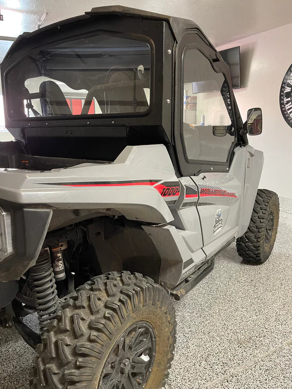 Photo of Yamaha RMAX 2-Seat Cab Enclosure "The Vault" Upper Side Doors & Panels (2021+) (Patent Pending) by Dirt Warrior Accessories - Premium Cab Enclosures for UTVs / Side by Sides