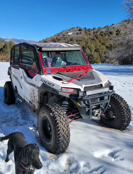 Photo of POLARIS GENERAL 4-SEAT Cab Enclosure "THE VAULT" 2016+ Upper Side Doors & Panels (Patent Pending) by Dirt Warrior Accessories - Premium VAULT for UTVs / Side by Sides