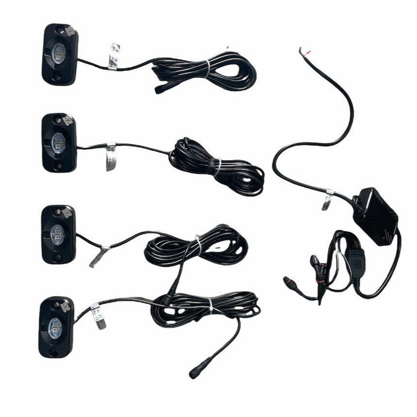 Photo of RGB LED Color Changing Rock Lights by GGLighting - Premium for UTVs / Side by Sides