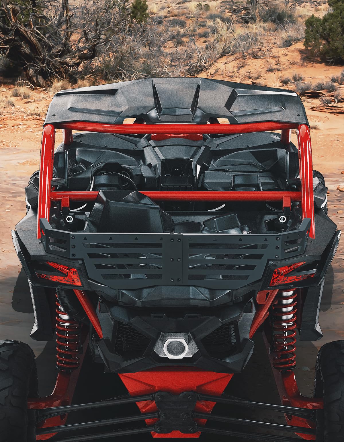 Photo of Rear Cargo Tailgate for Can-Am Maverick X3 / X3 MAX by Kemimoto - Premium for UTVs / Side by Sides