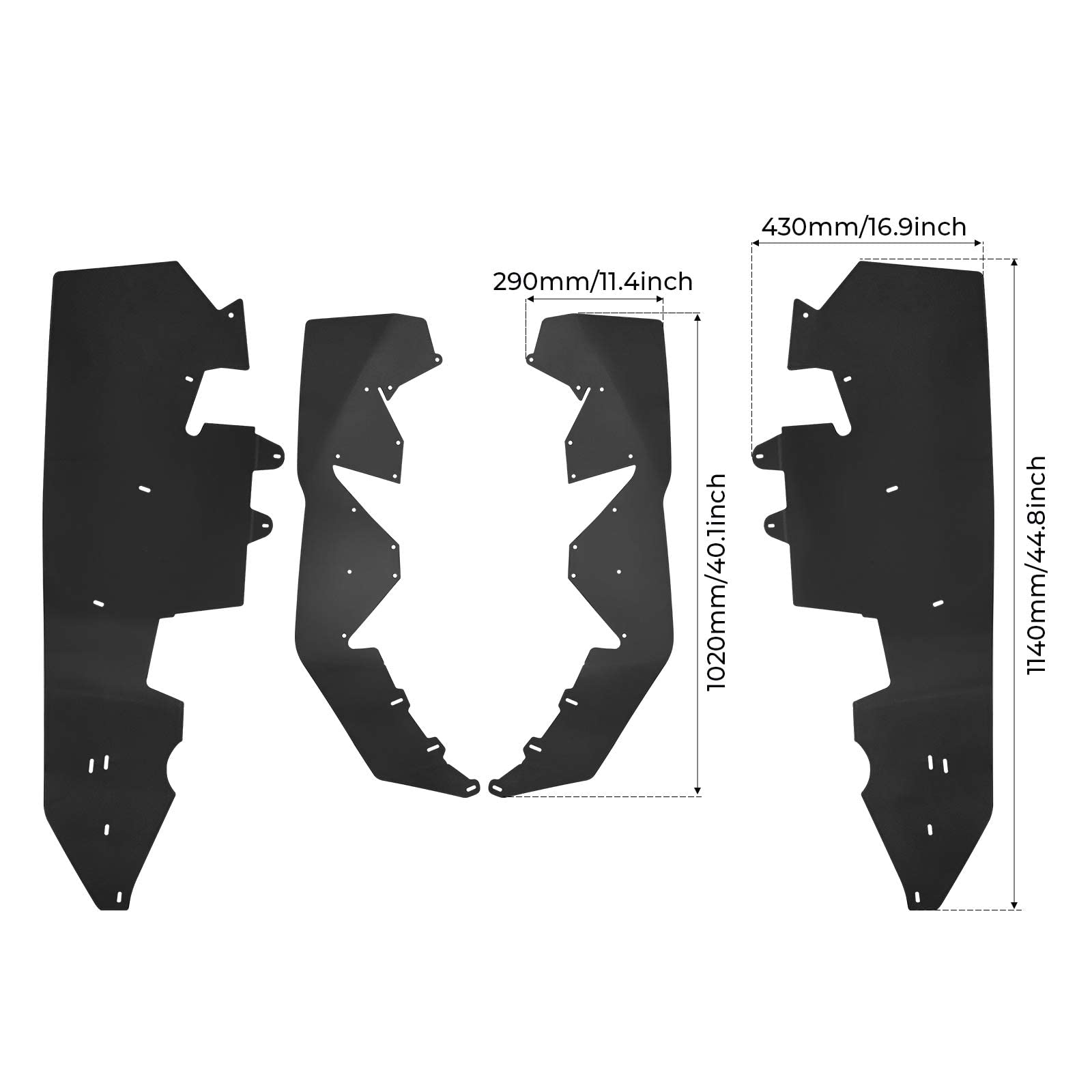 Photo of Fender Flares For Talon 1000x 1000r 1000x4 by Kemimoto - Premium for UTVs / Side by Sides
