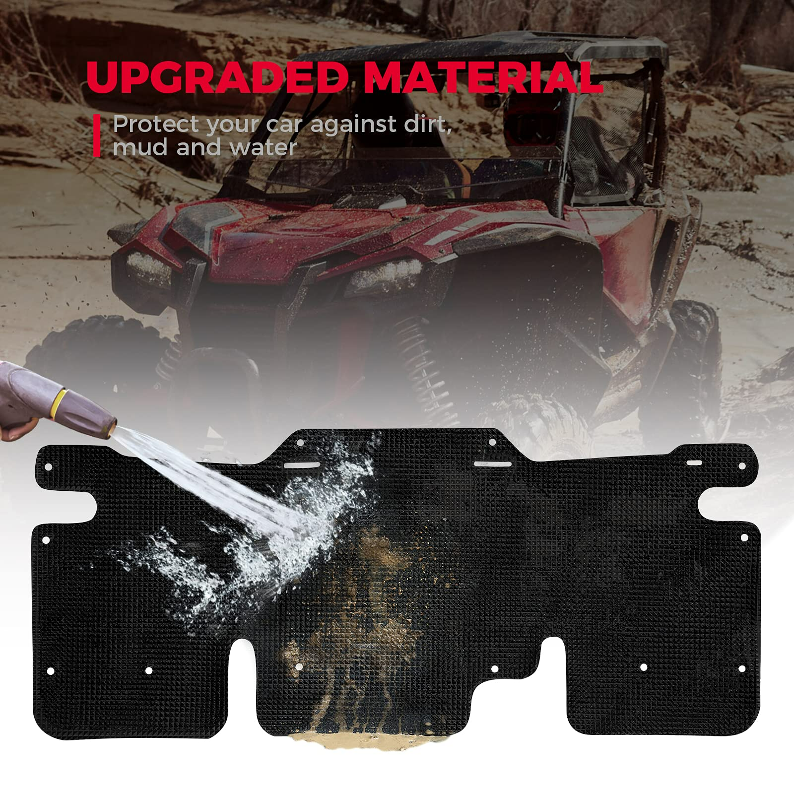 Photo of Mud Guard for Honda Talon 1000R/ 1000X 3 pcs by Kemimoto - Premium for UTVs / Side by Sides