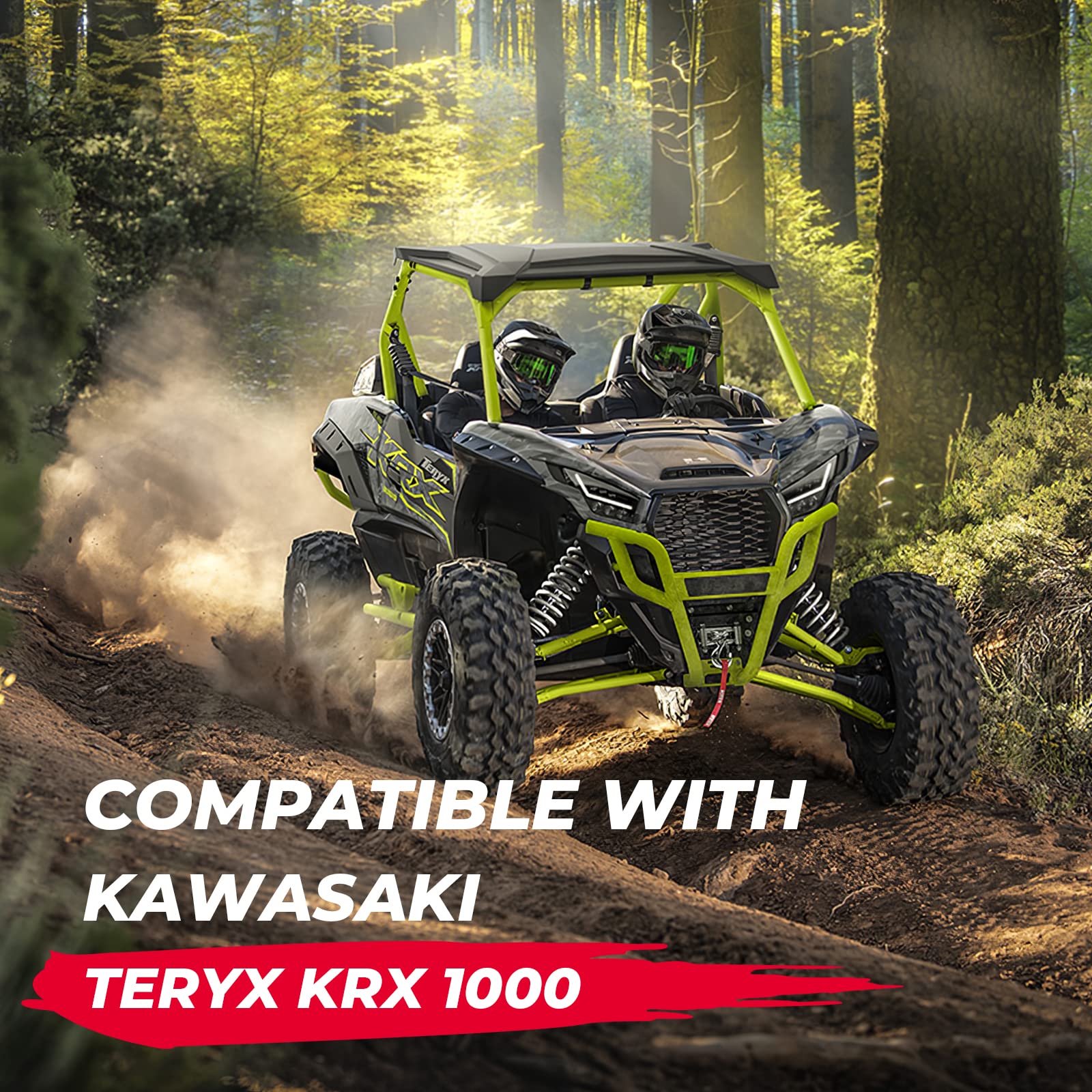 Photo of UTV Dashboard Dash Net with Anti-Slip Tray for Kawasaki Teryx by Kemimoto - Premium for UTVs / Side by Sides