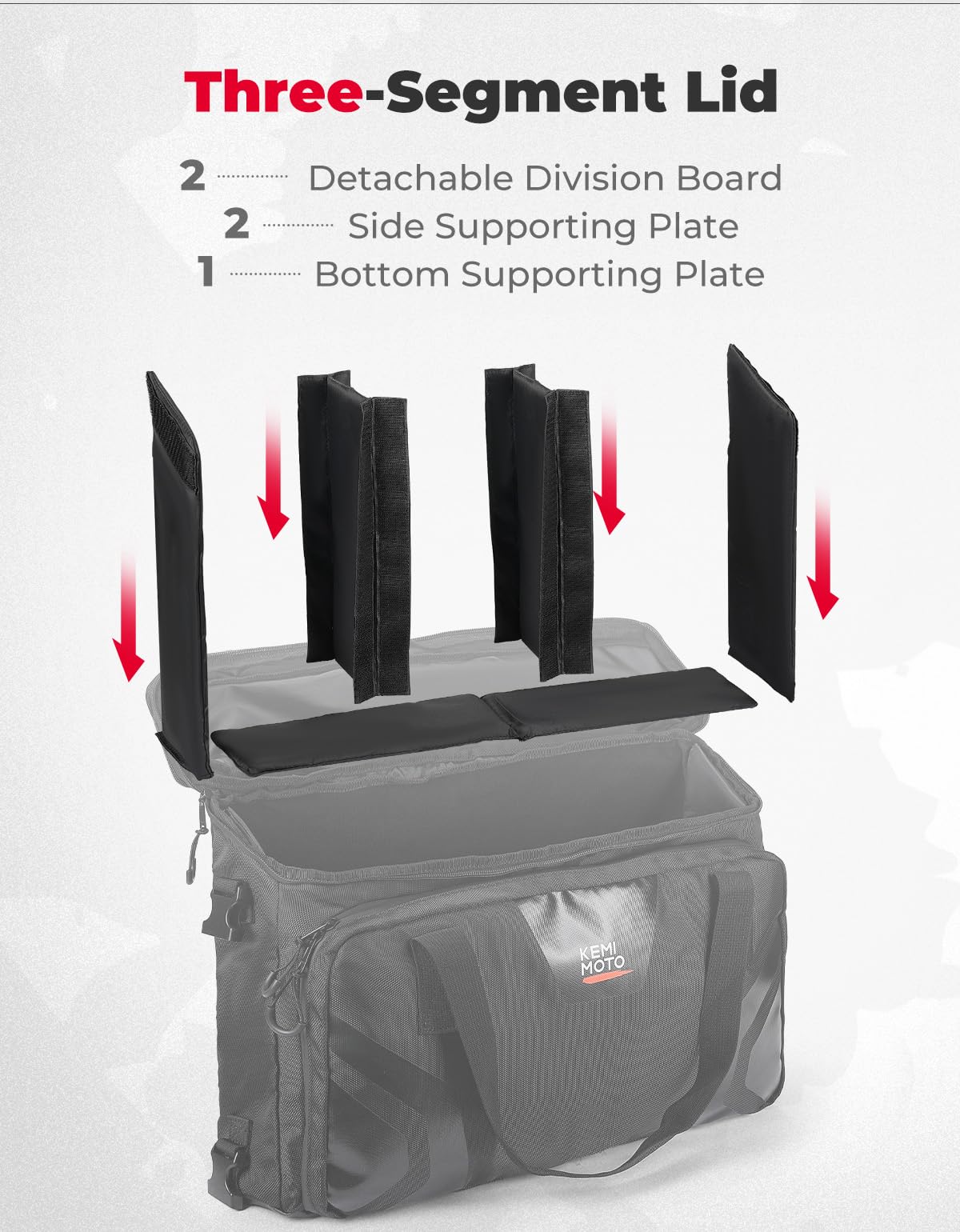 Photo of UTV Tool Bag, 16L Storage Bag for Pioneer 1000-6 (Under Seat) by Kemimoto - Premium for UTVs / Side by Sides