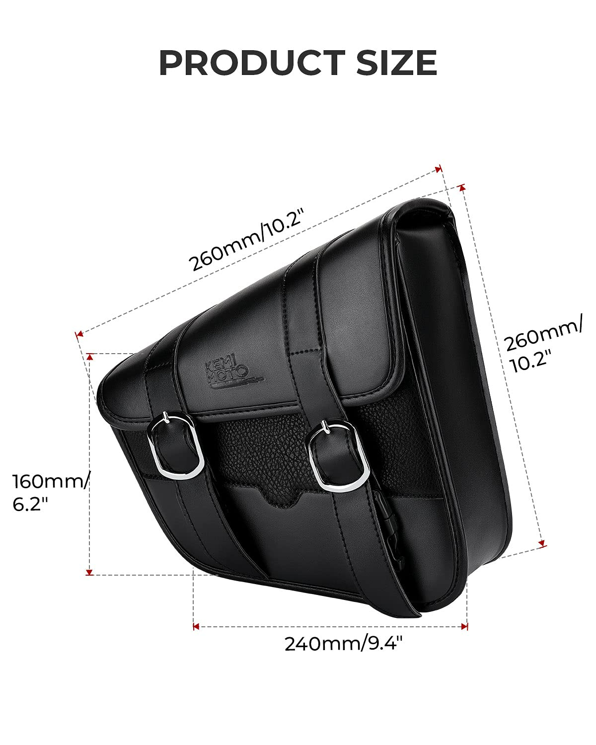 Photo of Swingarm Side Tool Bag for Harley by Kemimoto - Premium for UTVs / Side by Sides