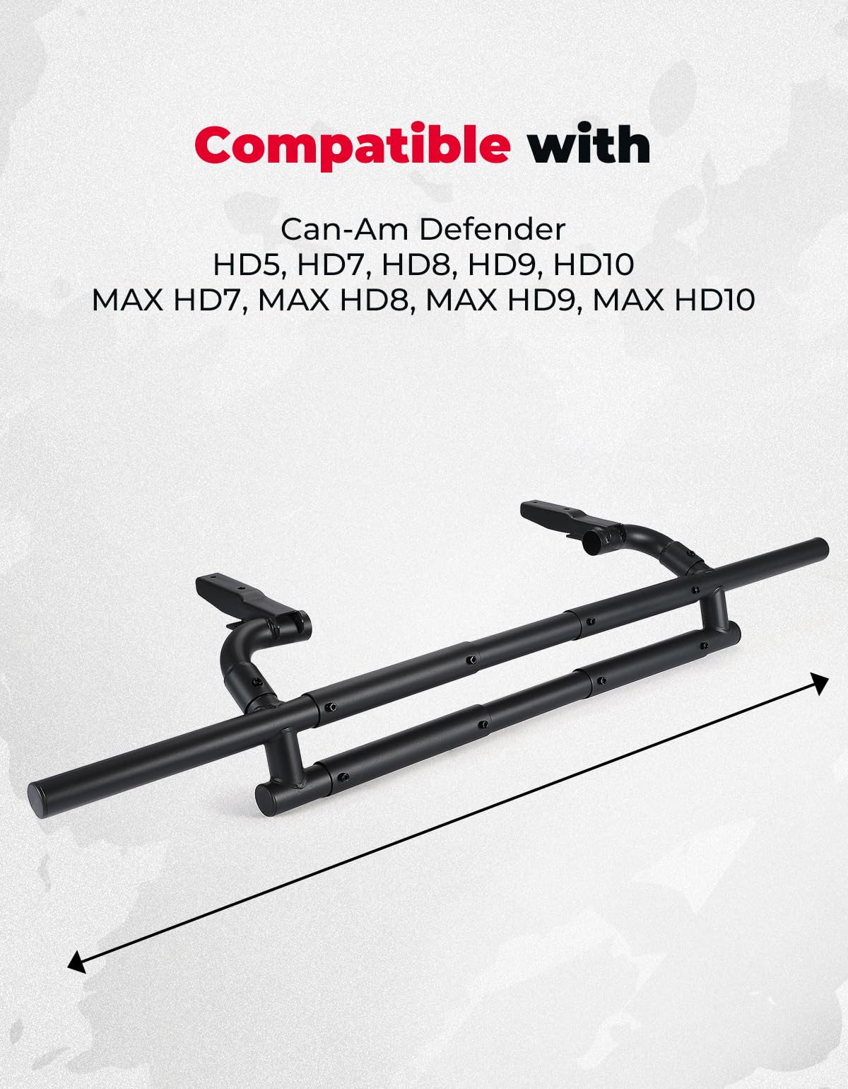Photo of Rear Bumper for Can Am Defender / MAX HD10|9|8|7|5 by Kemimoto - Premium for UTVs / Side by Sides
