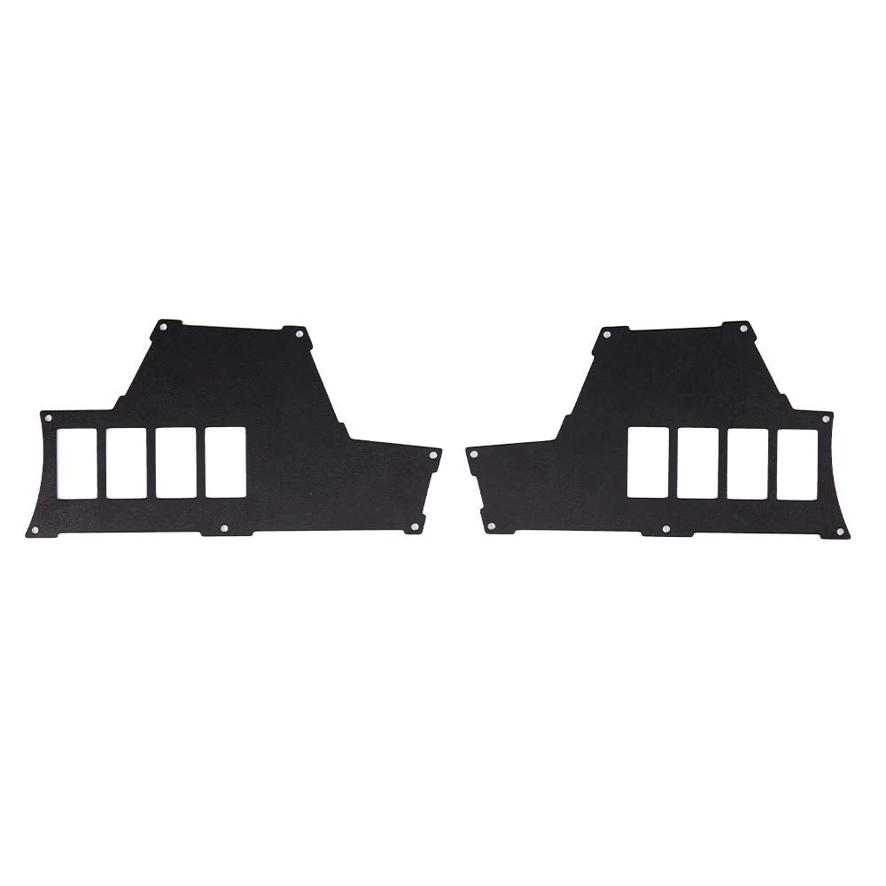 Photo of 2 Set 8 Switch Aluminum Dash Panel for Polaris RZR XP 1000 by Kemimoto - Premium for UTVs / Side by Sides