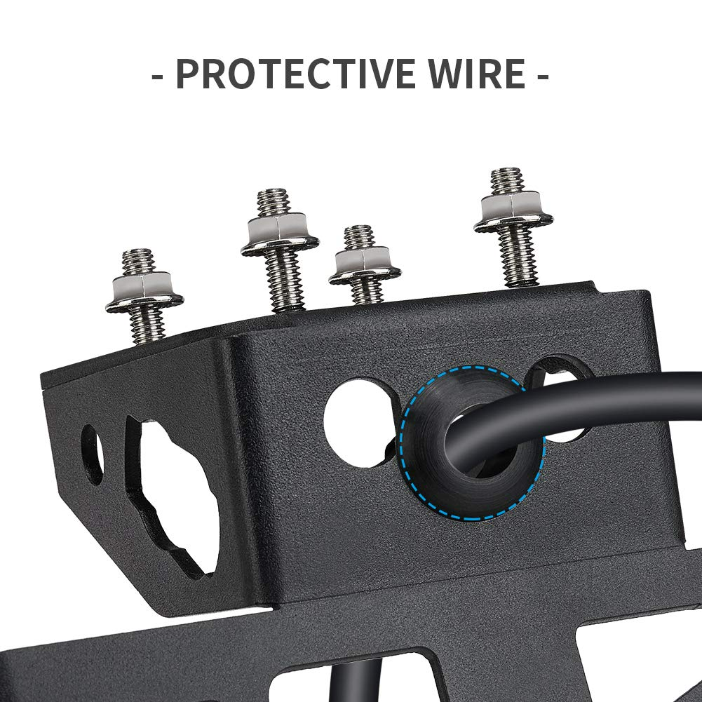 Photo of Motorcycles Fender Eliminator License Plate Bracket Fit Ninja by Kemimoto - Premium for UTVs / Side by Sides
