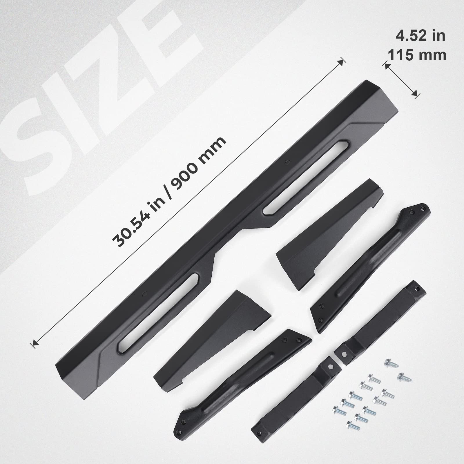 Photo of Rear Brushguard Bumper for Polaris Ranger XP 1000 / CREW 2018-2024 by Kemimoto - Premium for UTVs / Side by Sides