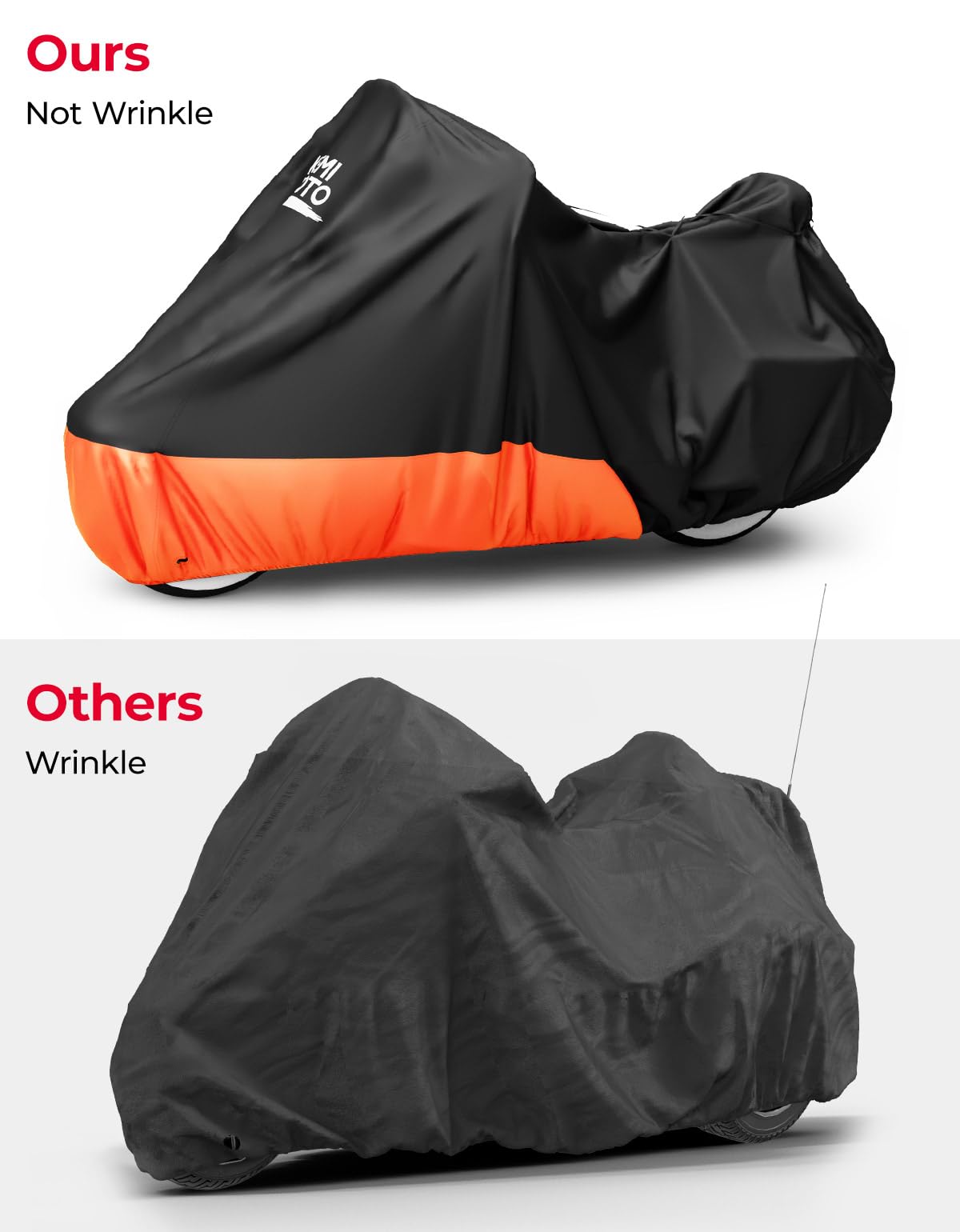 Photo of Motorcycle Cover for Touring Models by Kemimoto - Premium for UTVs / Side by Sides