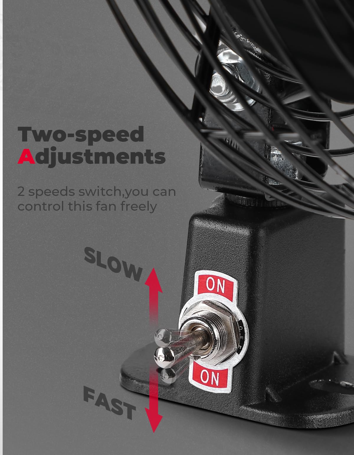 Photo of UTV 12V 8'' Cooling Fan for Car,Truck,RV by Kemimoto - Premium for UTVs / Side by Sides