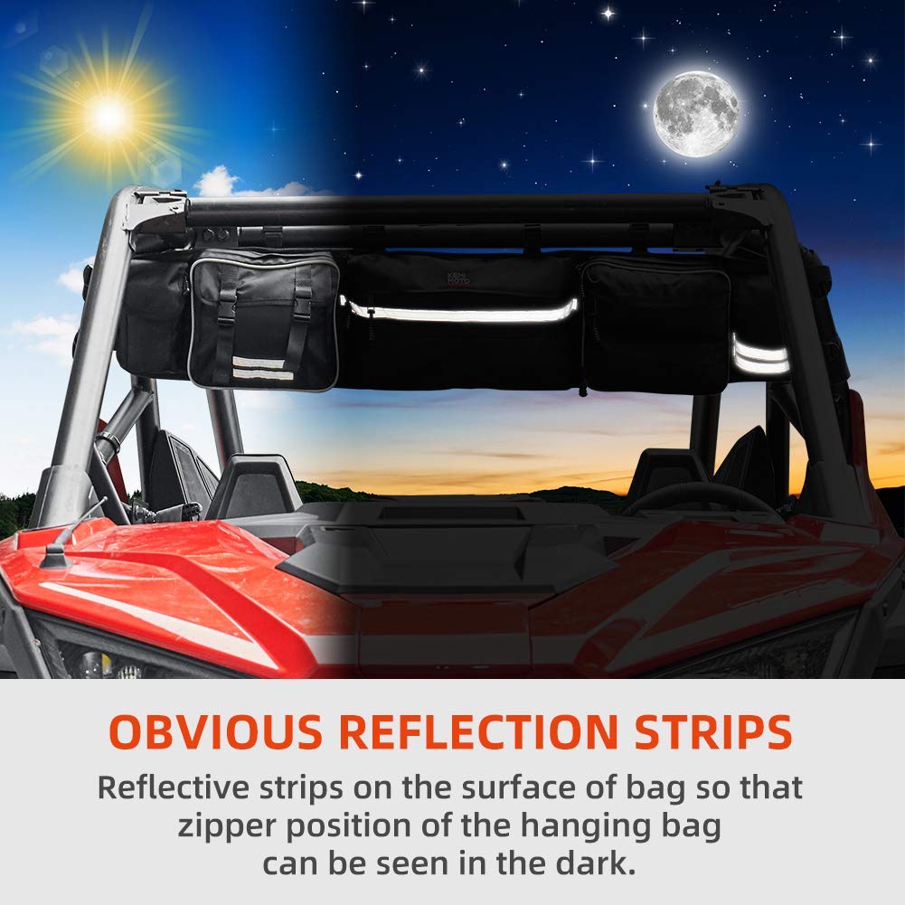 Photo of Universal UTV Roll Cage Organizer for Polaris Ranger RZR/ Pioneer Talon by Kemimoto - Premium for UTVs / Side by Sides