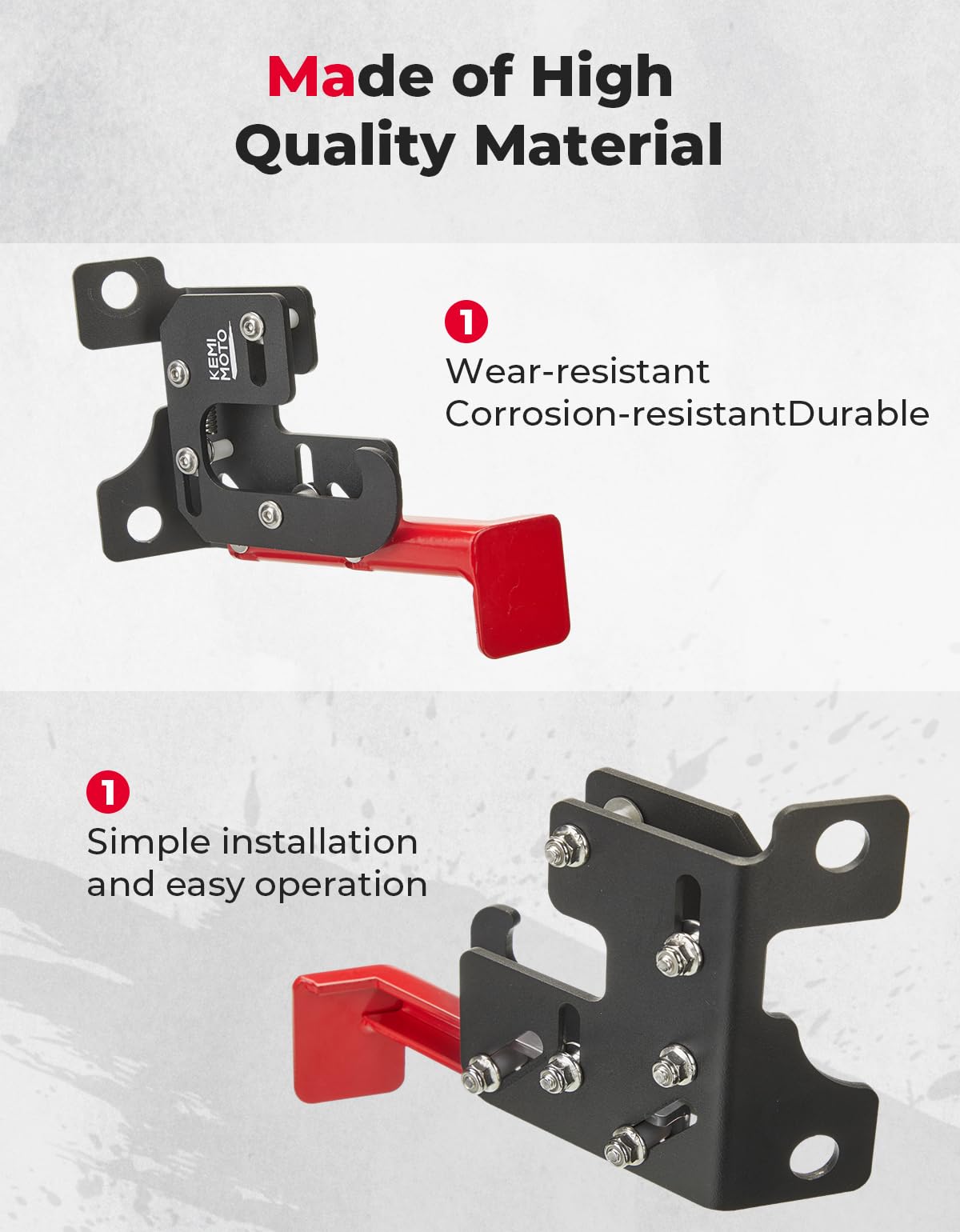 Photo of Upgraded Spring Parking Brake for Polaris RZR/Ranger by Kemimoto - Premium for UTVs / Side by Sides