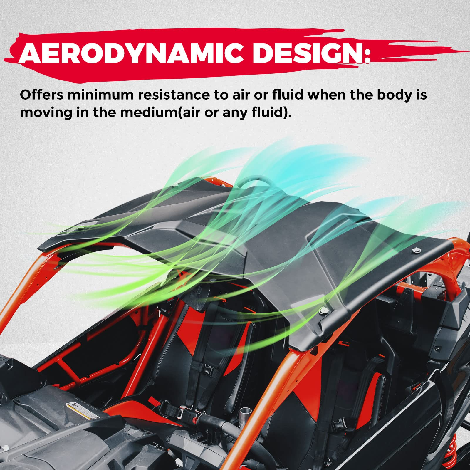 Photo of Extended Fender Flares & Hard Roof For Can-Am Maverick X3 by Kemimoto - Premium for UTVs / Side by Sides