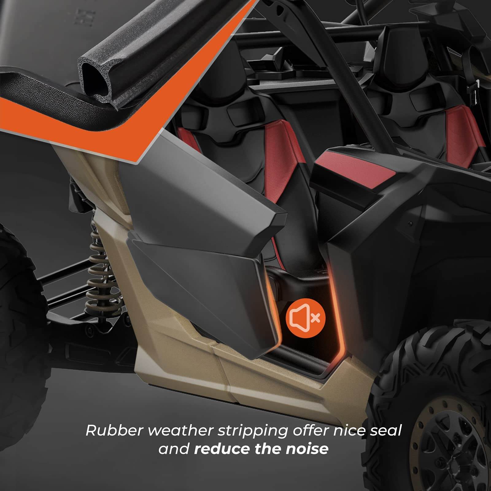 Photo of Soft Cab Enclosures and Lower Doors for Can-Am Maverick X3 by Kemimoto - Premium for UTVs / Side by Sides