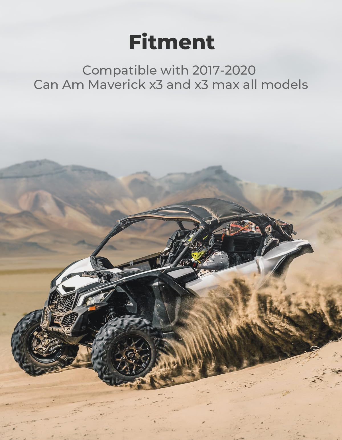 Photo of Stainless Steels Belt Inner Clutch Cover Guard for Can-Am Maverick X3 by Kemimoto - Premium for UTVs / Side by Sides