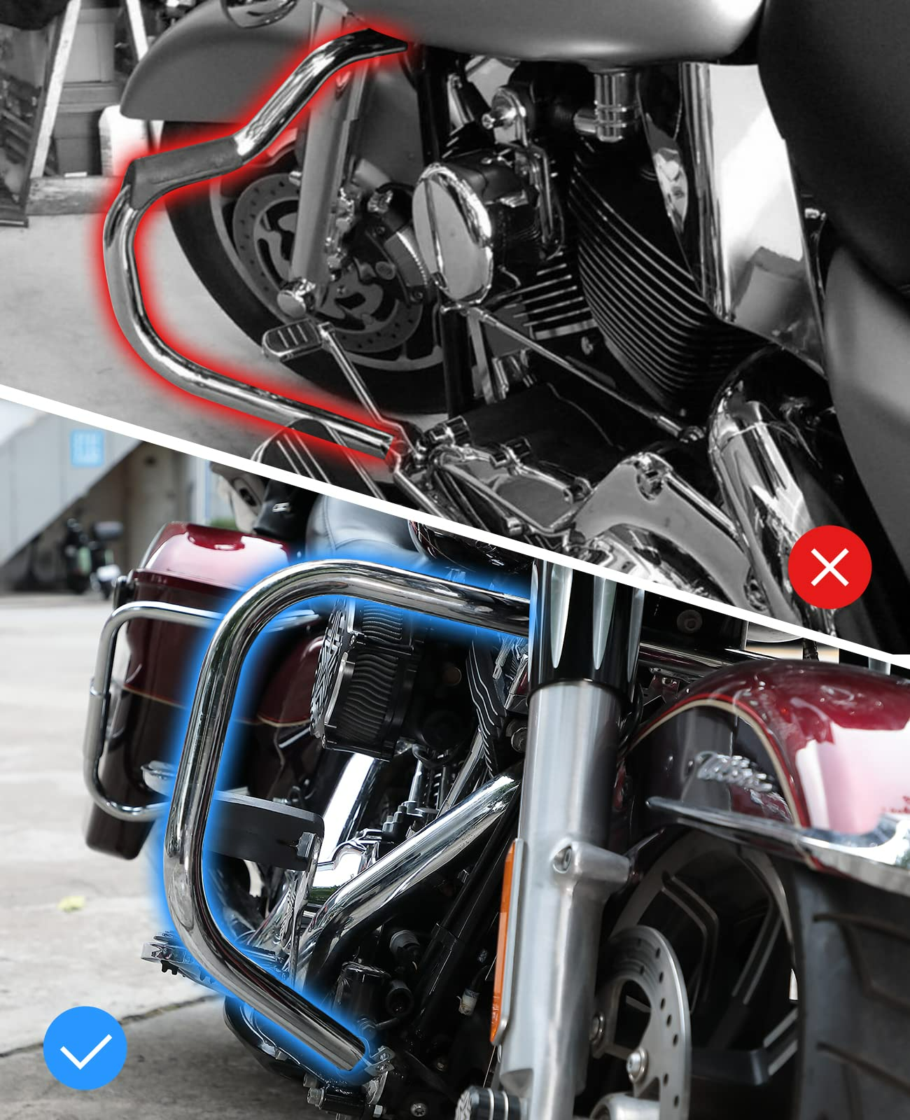 Photo of Leg Warmers Soft Lowers Chaps for Harley by Kemimoto - Premium for UTVs / Side by Sides