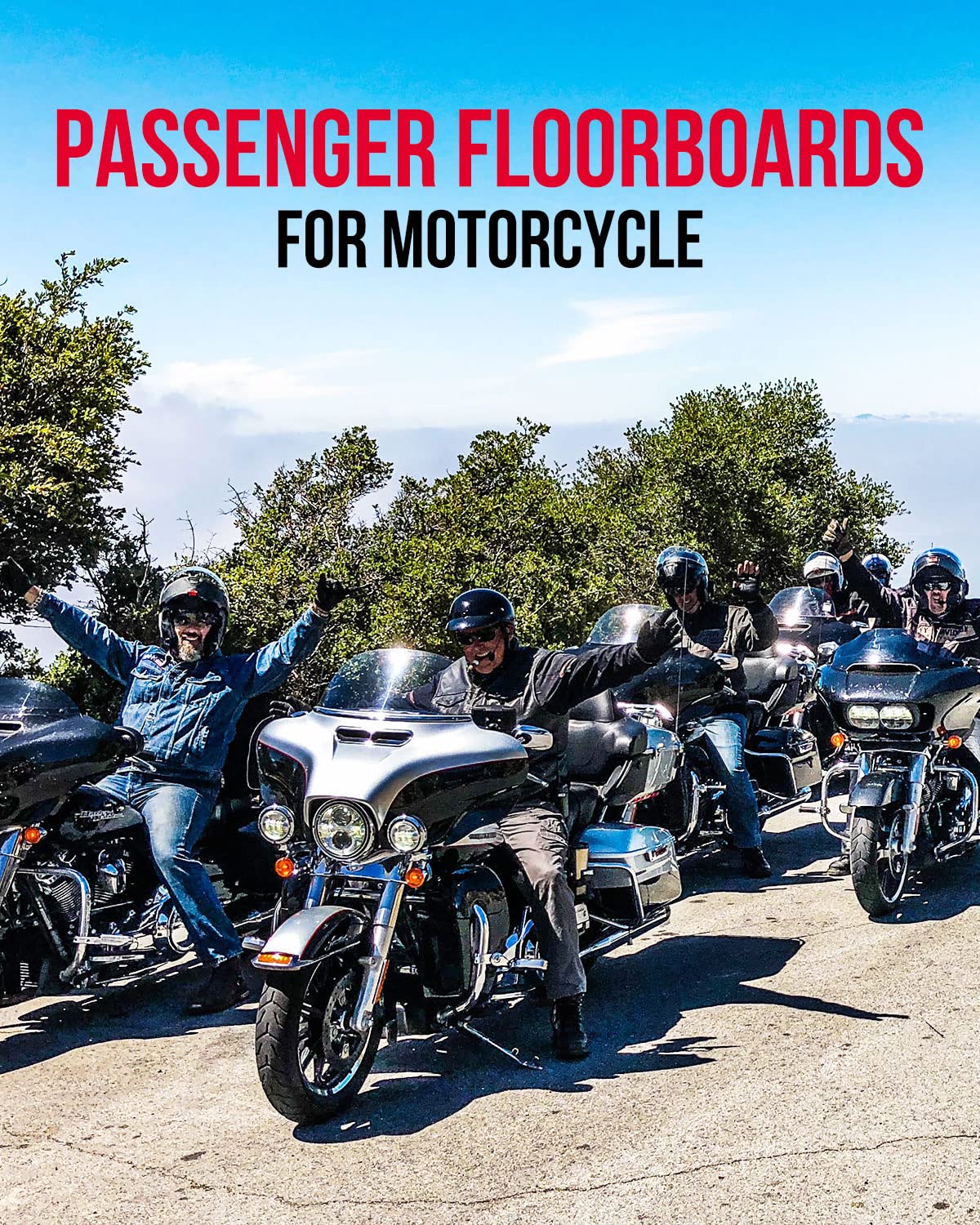 Photo of Motorcycle Footpegs For Touring models by Kemimoto - Premium for UTVs / Side by Sides