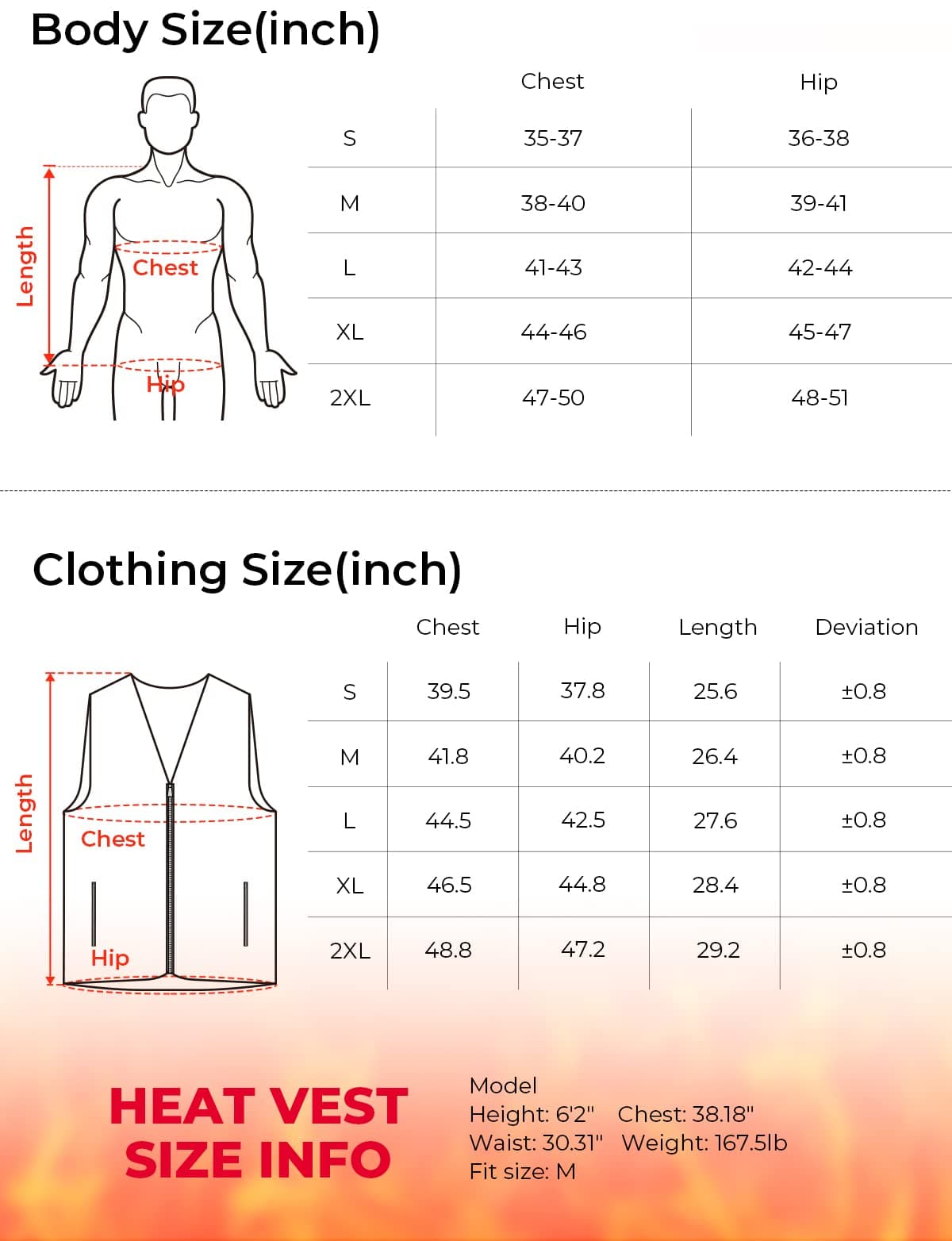 Winter Warming Heating Vest, BATTERY NOT INCLUDED(Only ship to Canada)