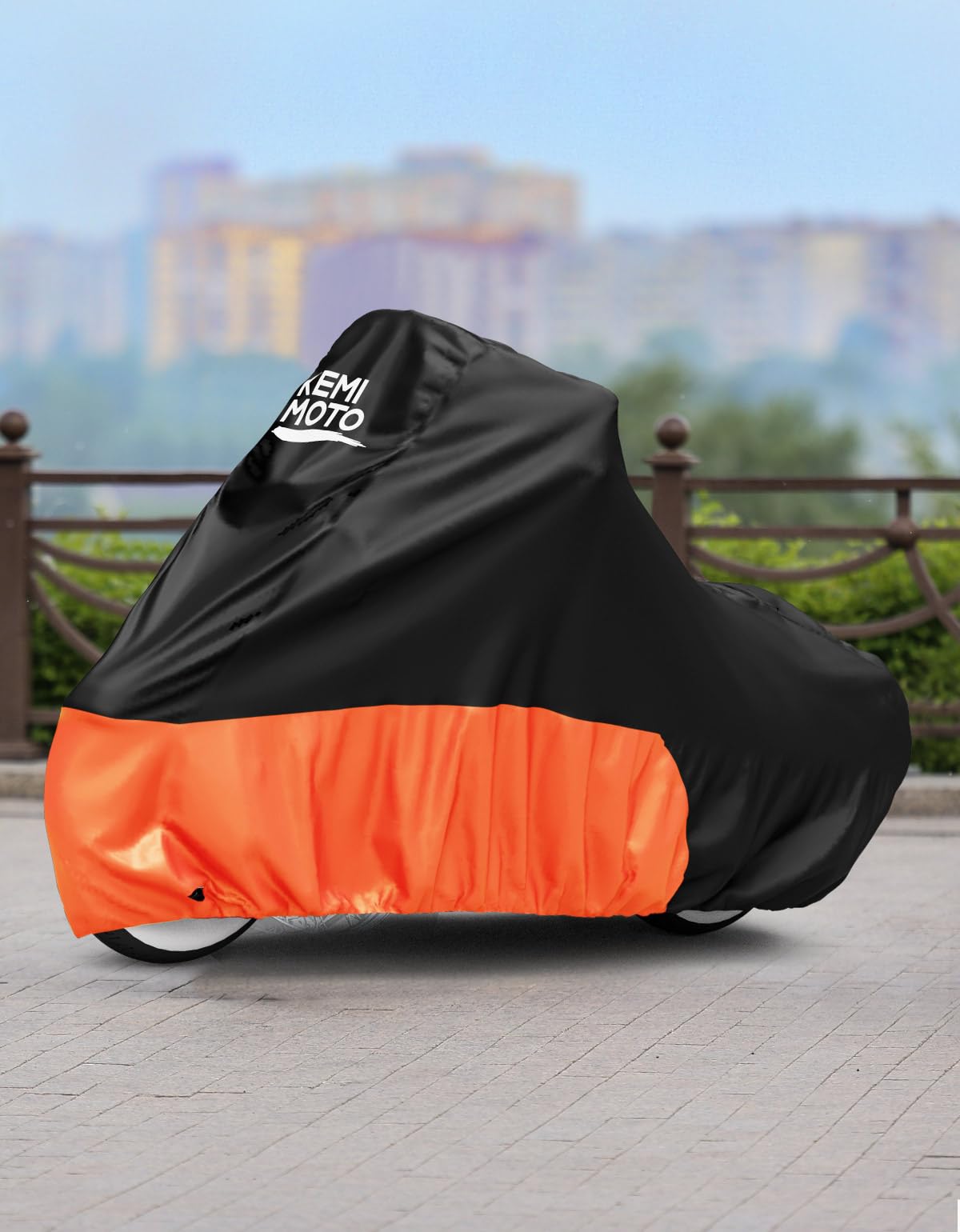 Photo of Motorcycle Cover for Softail Dyna Models by Kemimoto - Premium for UTVs / Side by Sides