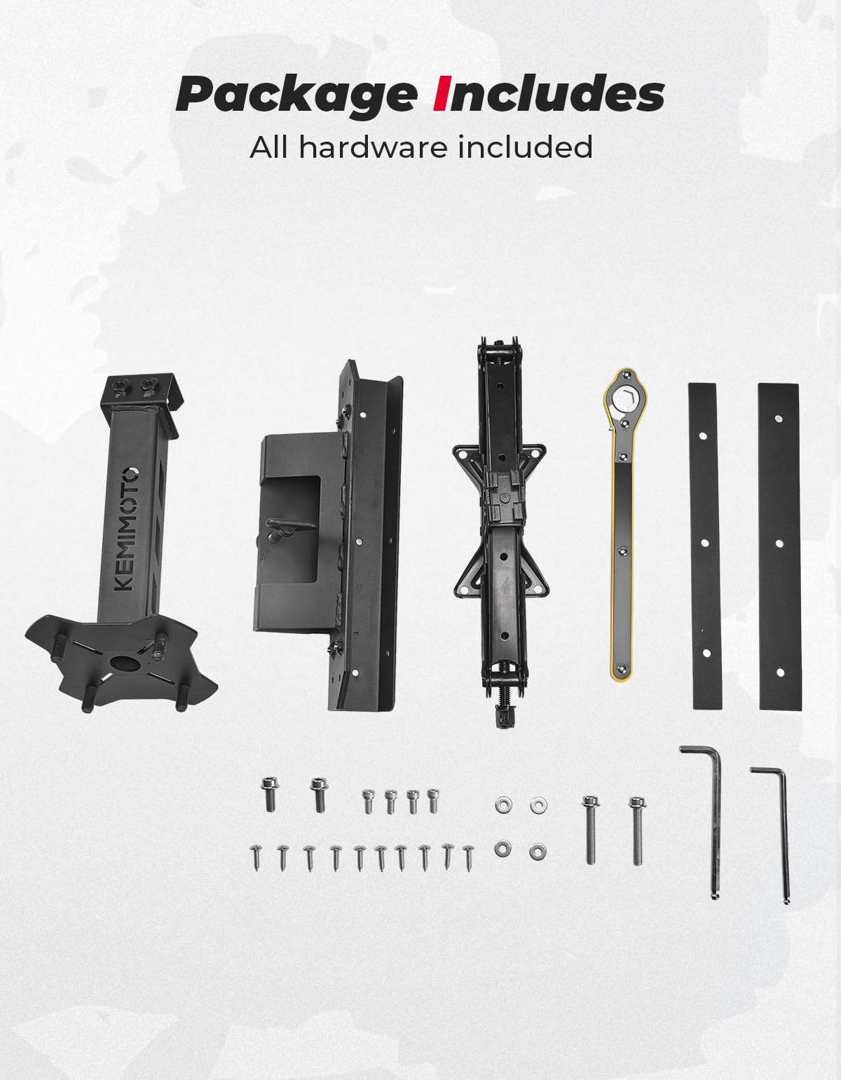 Spare Tire Mount for Pioneer 1000/1000-6 2016-2023