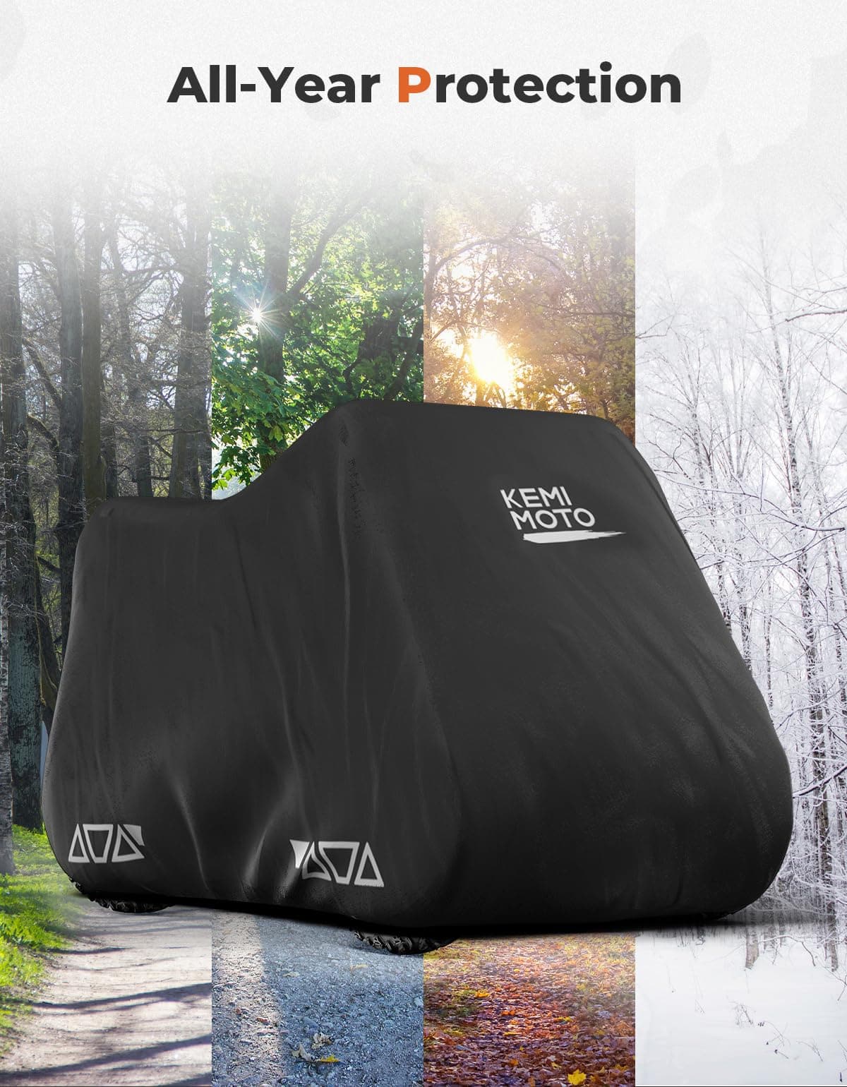Photo of Small ATV 300D Heavy Duty Cover for X-PRO 40cc Eagle 40cc Razor Dirt Quad by Kemimoto - Premium for UTVs / Side by Sides