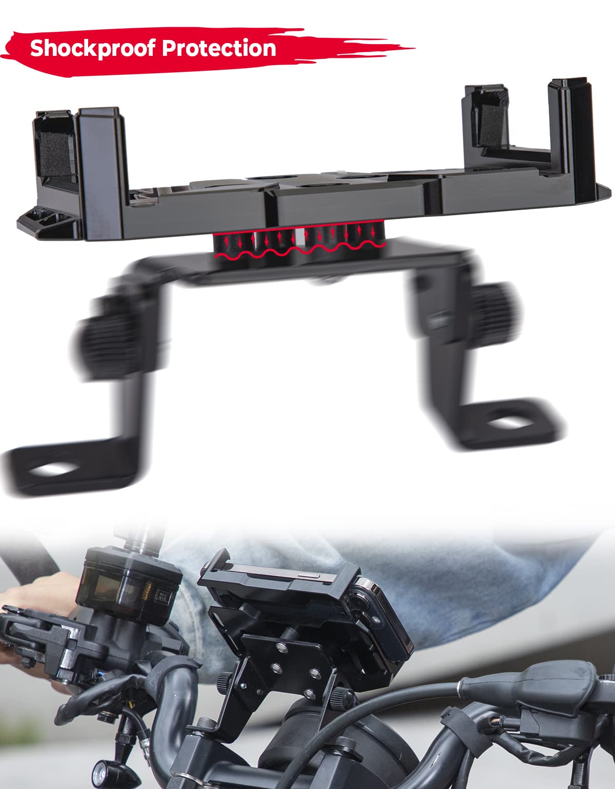 Photo of Magnetic Phone Mount Holder for Sportster S Rh1250 by Kemimoto - Premium for UTVs / Side by Sides