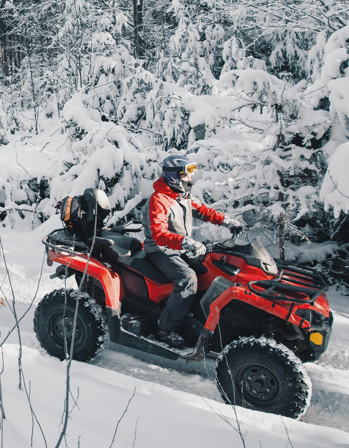 Photo of Universal ATV Fender Bag 5.5L for Polaris Sportsman Grizzly Cfmoto by Kemimoto - Premium for UTVs / Side by Sides