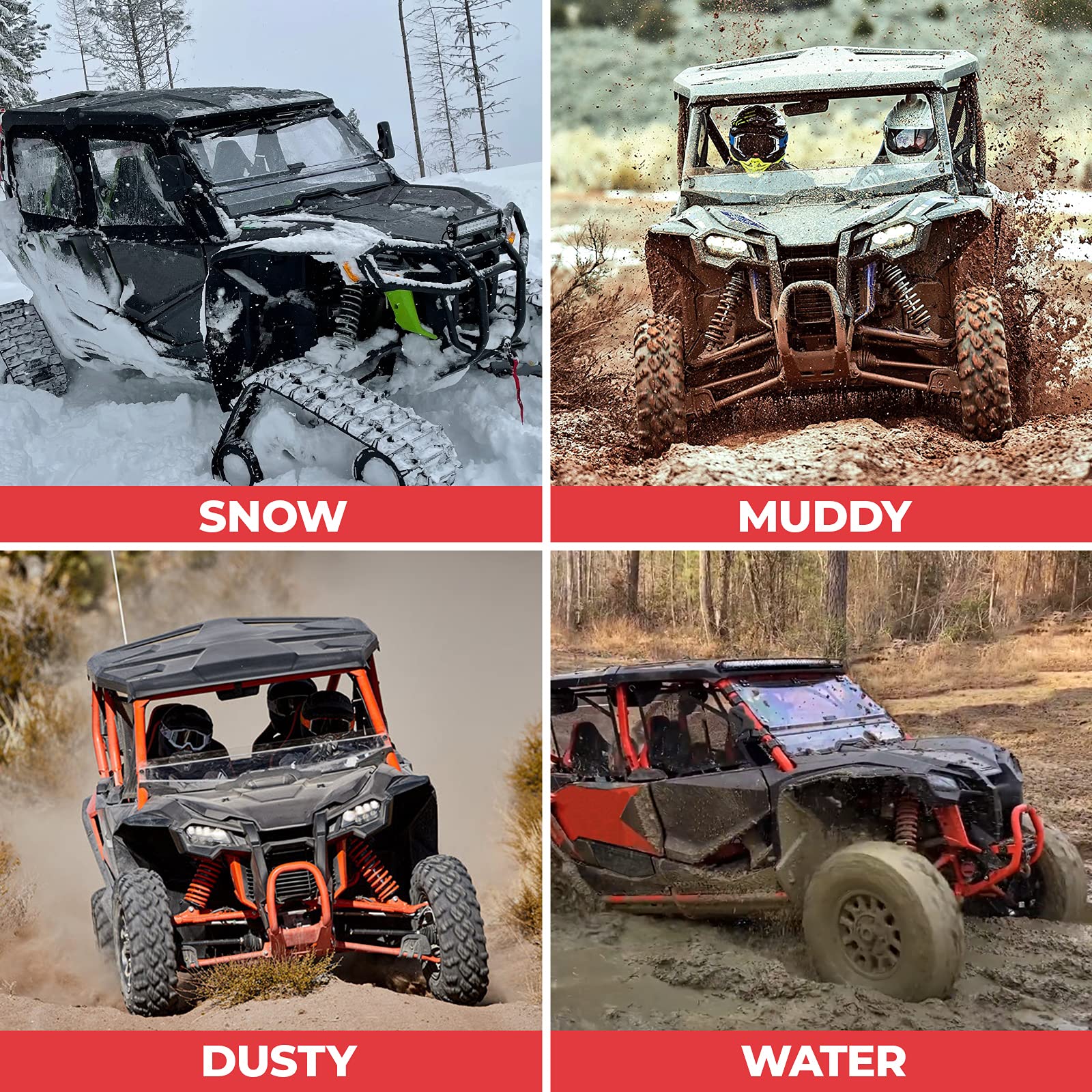 Photo of Rear Lower Door Bottom Panel Insert for Talon 1000X-4 (2 Doors) by Kemimoto - Premium for UTVs / Side by Sides