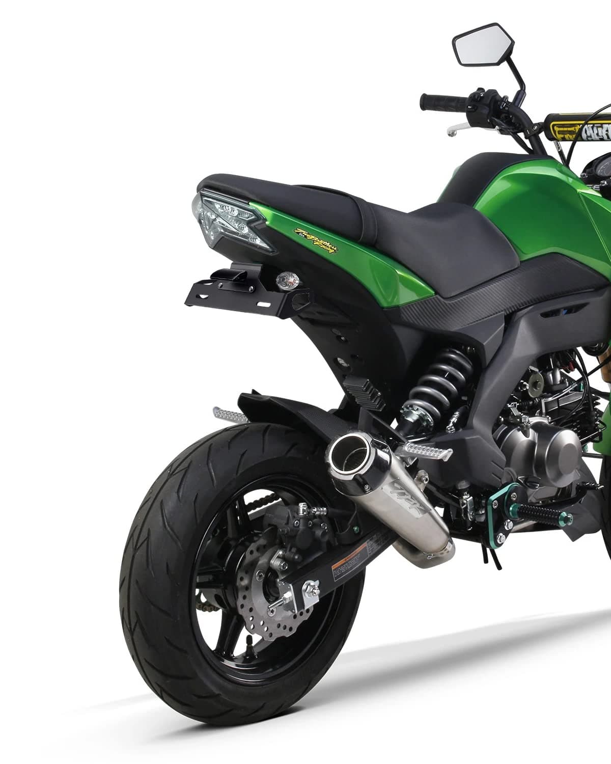 Photo of License Plate Bracket for Kawasaki Z125/ Z125 Pro by Kemimoto - Premium for UTVs / Side by Sides