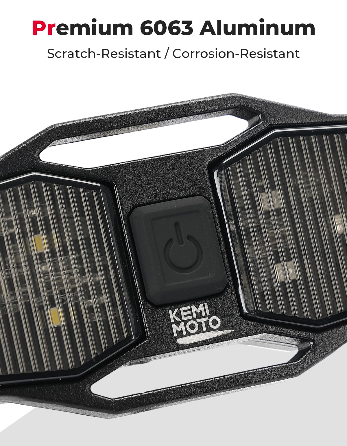 Photo of Universal Waterproof LED Light for Cab Roll Cage by Kemimoto - Premium for UTVs / Side by Sides