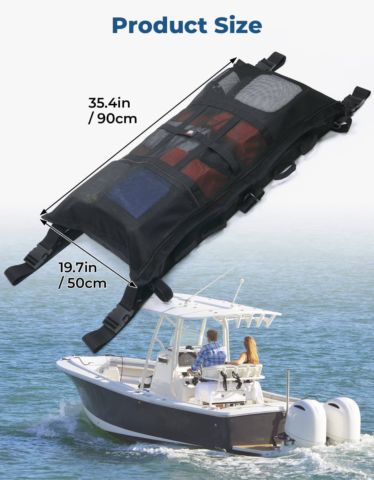 Photo of T-Top Boat Life Jackets Bag by Kemimoto - Premium for UTVs / Side by Sides